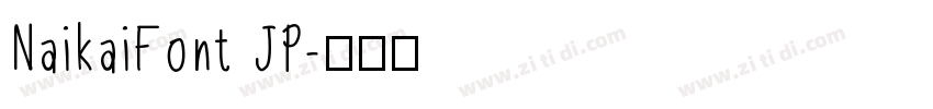 NaikaiFont JP字体转换